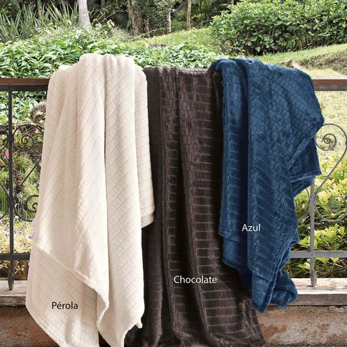 Cama Manta Microfibra Ambiance Blocos 280g/m² Buettner