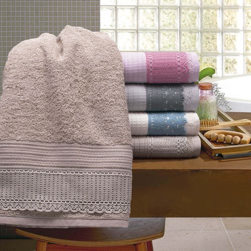 Toalha Rendas Sortidas Dakota com Renda 440g/m² Buettner