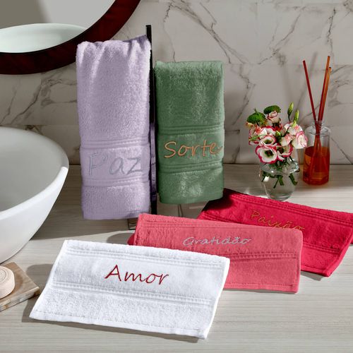 Toalha Social Presente Mensagem 440g/m² Buettner
