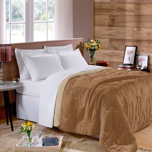 Cama Flannel Plush Microfibra Buettner