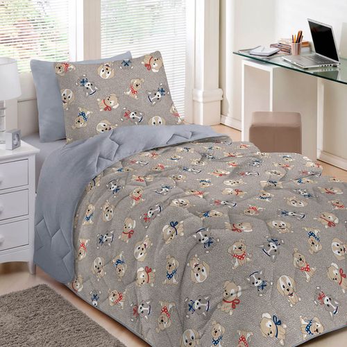 Cama Basic Infantil Estampado Dogs Buettner