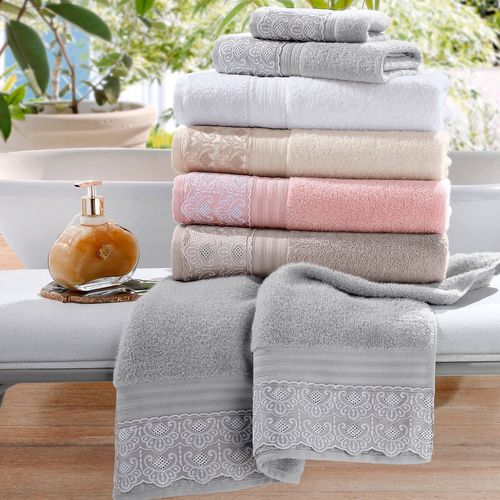 Toalha Cristal Renda Nadine Algodão Egípcio Buettner