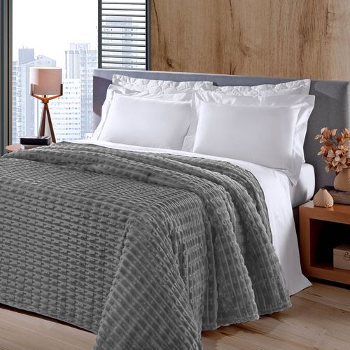 Cama Flannel Relevo Microfibra Buettner
